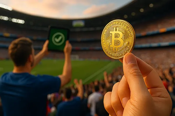 Token-Geste im Stadion