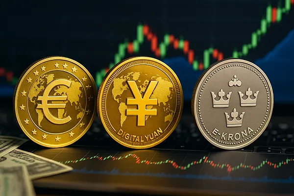 e-CNY currency trading
